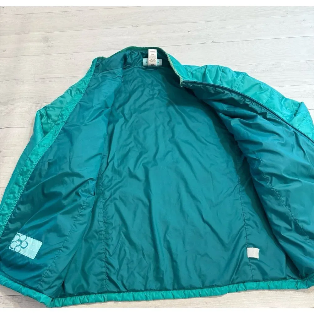 REI girls teal blue lightweight‎ puffer jacket XL 18